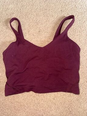 lululemon athletica Burgundy Crop Tank